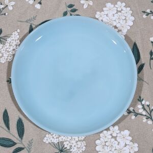 Fire King Blue Delphite 7" Salad Plate Vintage Anchor Hocking Turquoise Blue